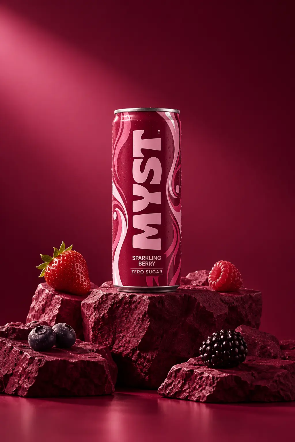 Myst Can On Rocks with 4 Berries